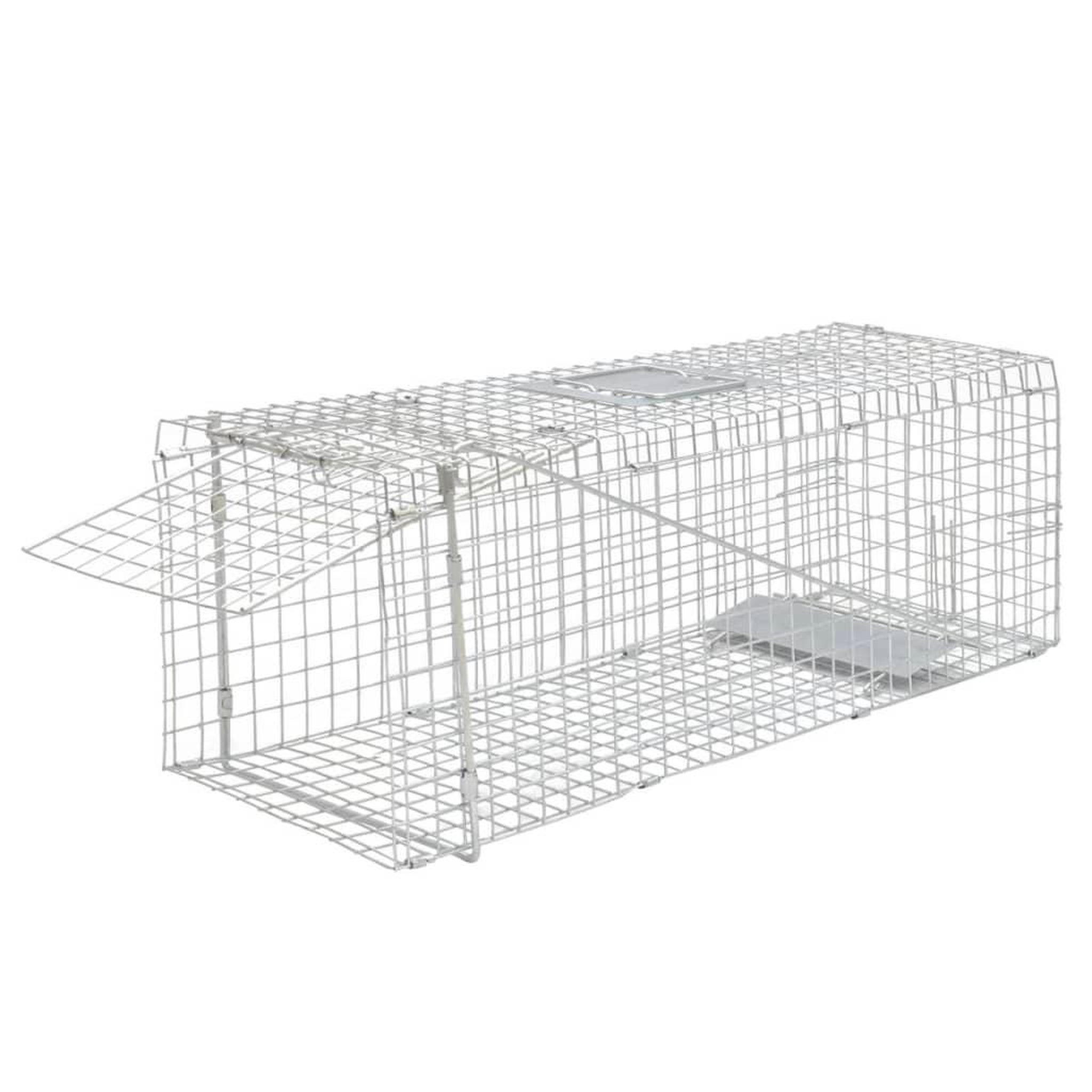 VIDAXL Piege a animaux galvanise 80 cm
