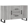 Voir la diapositive 2 : VIDAXL Buffet sonoma gris 100x36x60 cm bois d'ingenierie