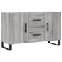 Voir la diapositive 2 : VIDAXL Buffet sonoma gris 100x36x60 cm bois d'ingenierie