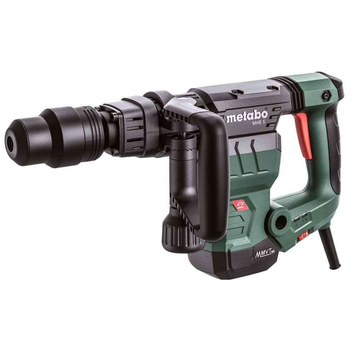 METABO SAS Marteau burineur SDS Max MHE 5 - 1100W - Energie 7,1 J - jusqu'à 3000 frappe/min - Coffret