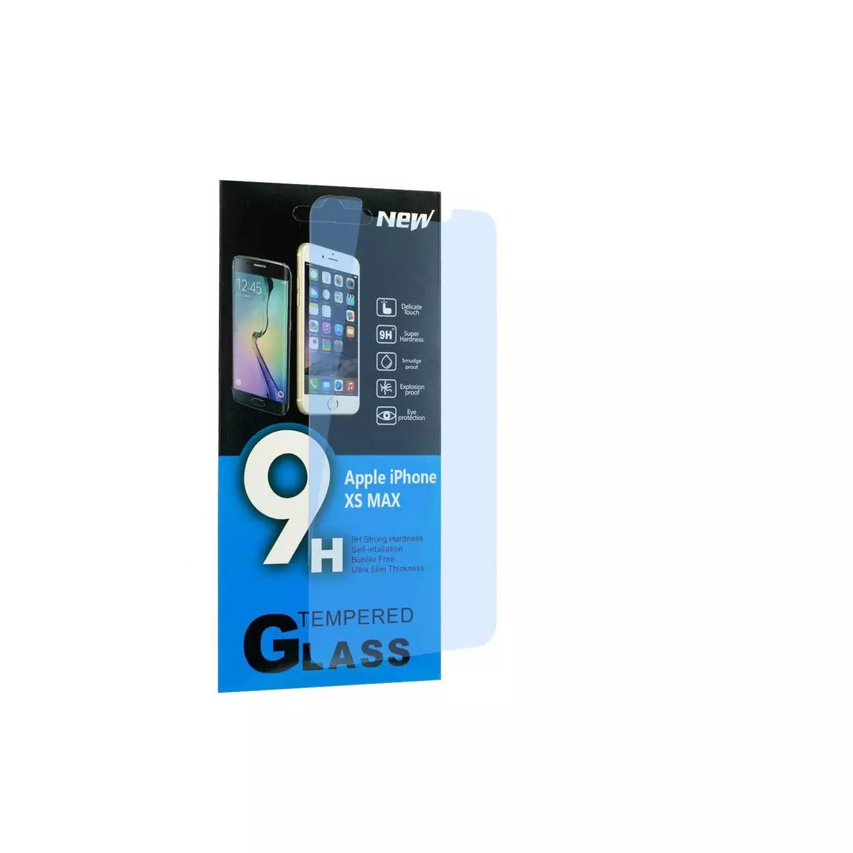 amahousse Vitre iPhone XS Max de protection d'écran en verre trempé
