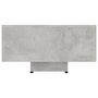 Voir la diapositive 4 : VIDAXL Table basse Gris beton 85x55x31 cm Bois d'ingenierie