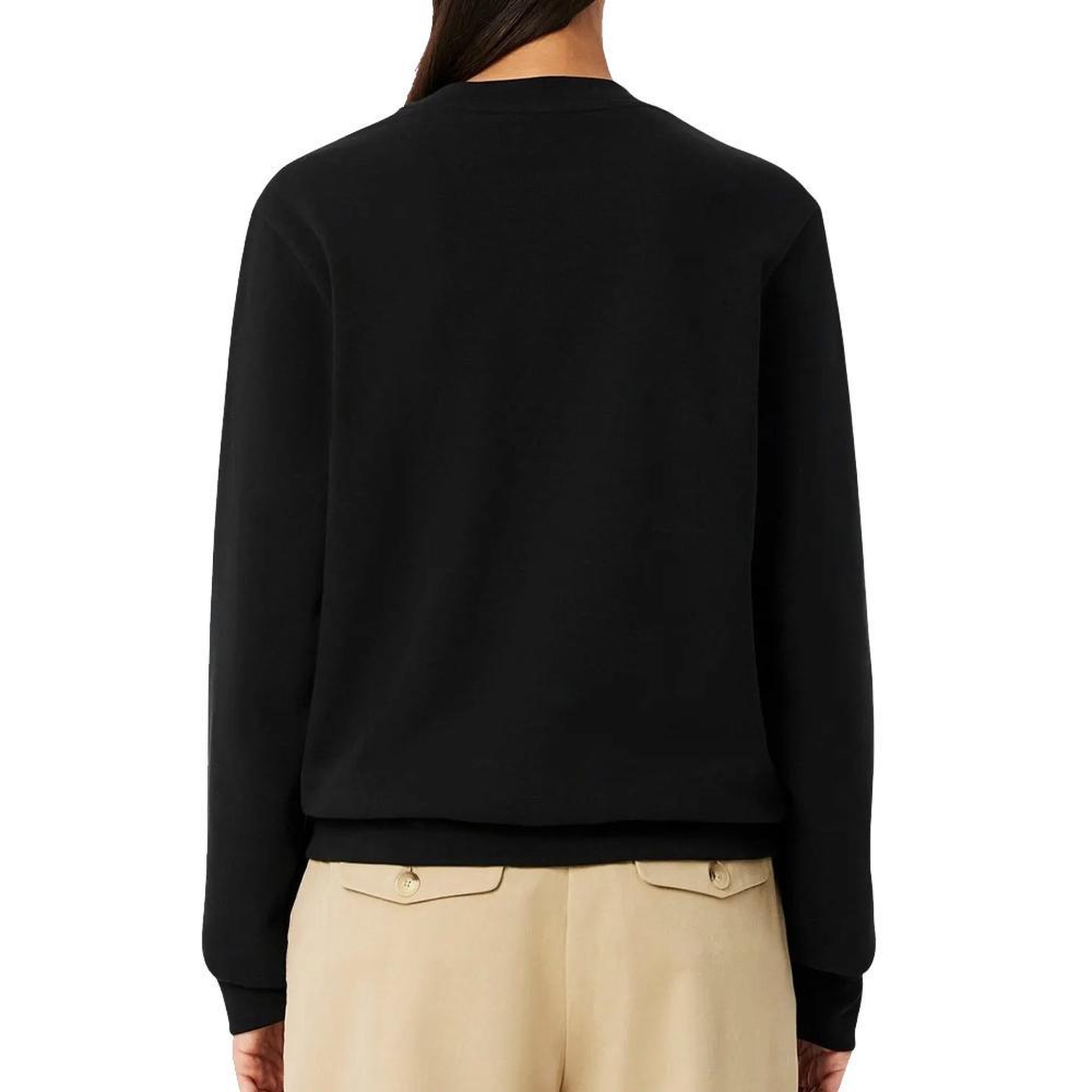 Voir la diapositive 4 : Lacoste Sweat  Femme Lacoste Relaxed Fit Fleece Crew Neck