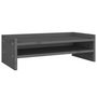 Voir la diapositive 2 : VIDAXL Support de moniteur Gris 50x24x16 cm Bois de pin solide