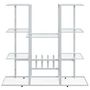 Voir la diapositive 3 : VIDAXL Jardiniere 94,5x25x89 cm Blanc Fer