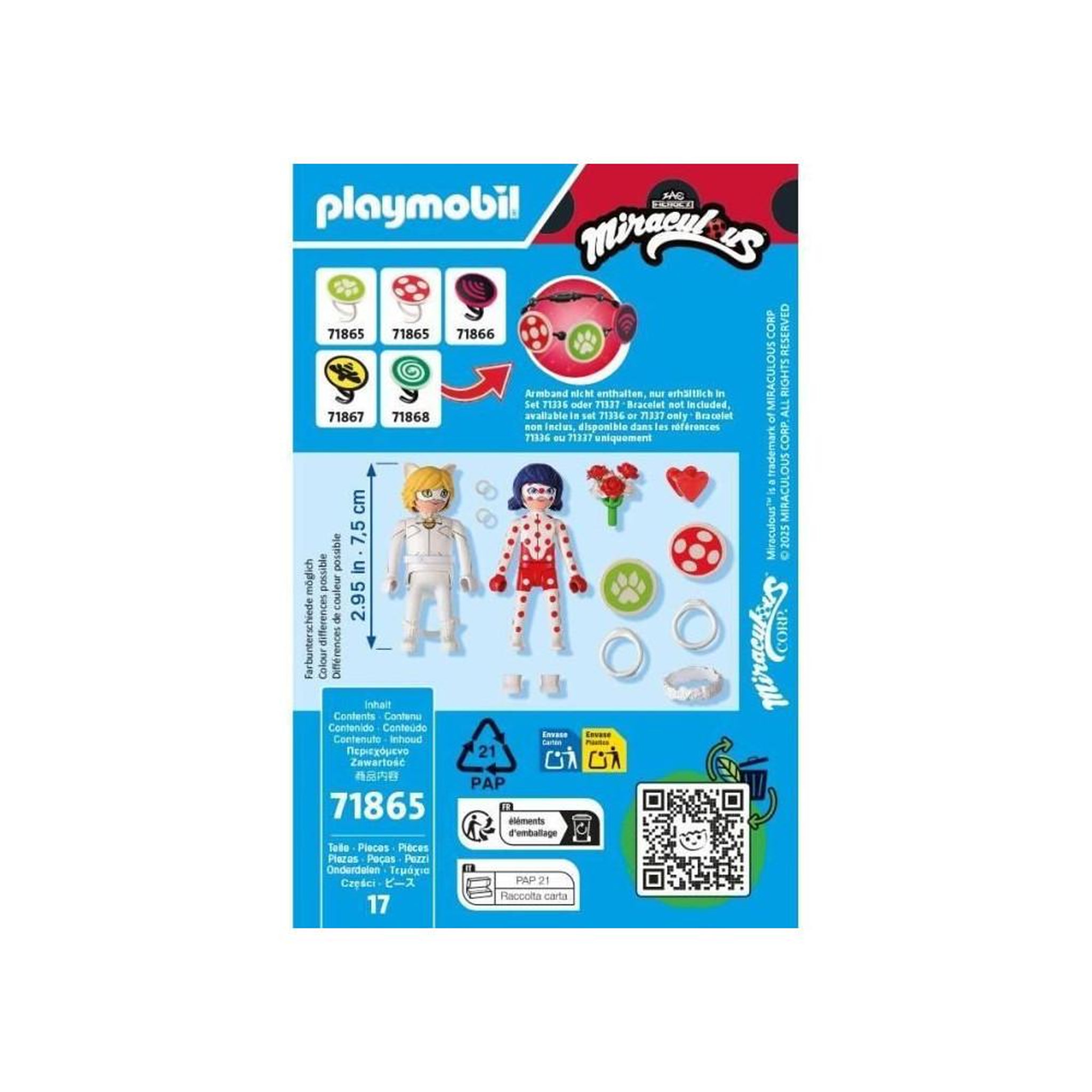 Voir la diapositive 5 : PLAYMOBIL 71865 - Miraculous Le mariage de Ladybug et Chat Noir