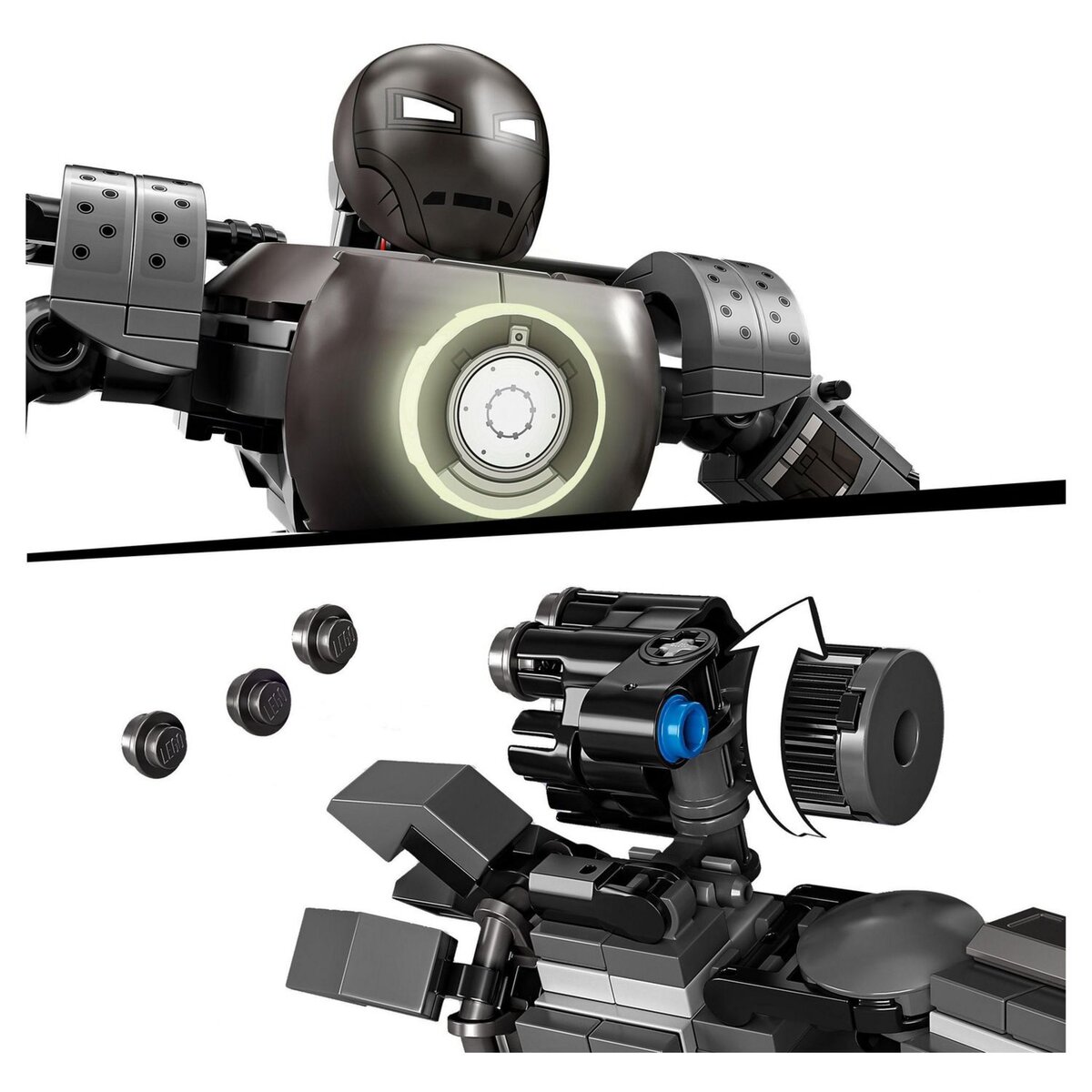 LEGO Marvel Super Heroes 76190 - The Infinity Saga - Iron Man : la destruction d&rsquo;Iron Monger dès 9 ans