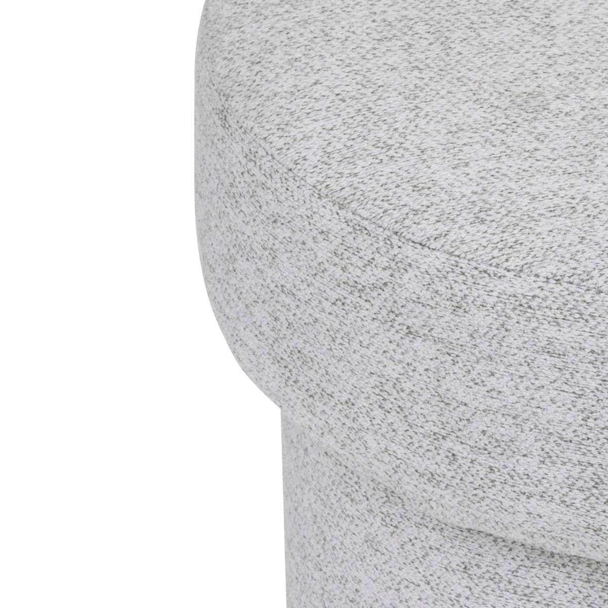 Voir la diapositive 2 : ATMOSPHERA Pouf design  tika  40cm gris