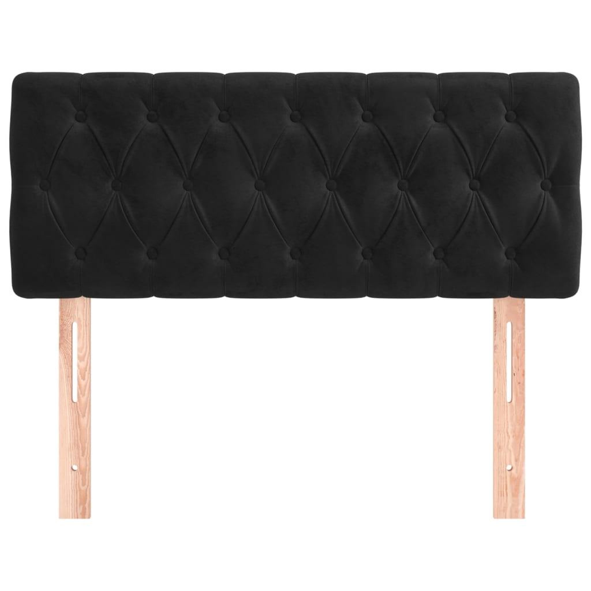 Voir la diapositive 3 : VIDAXL Tete de lit Noir 90x7x78/88 cm Velours
