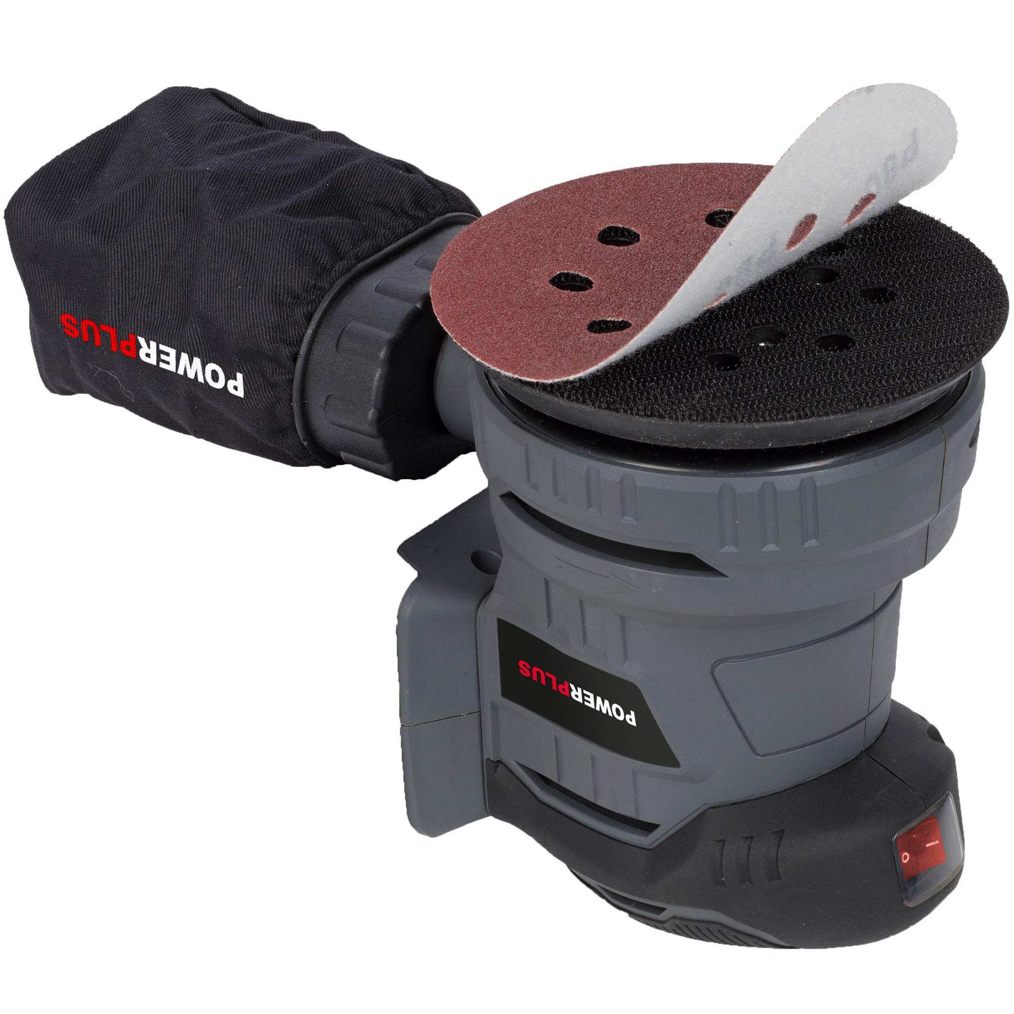 Voir la diapositive 3 : POWERPLUS Ponceuse rotative 18v  sans batterie