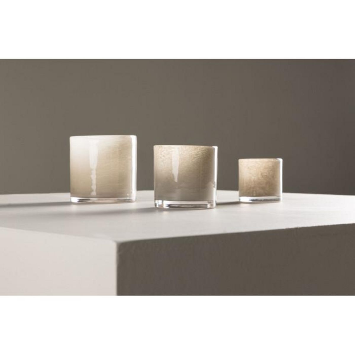 Paris Prix Photophore Déco  Gloria  10cm Beige