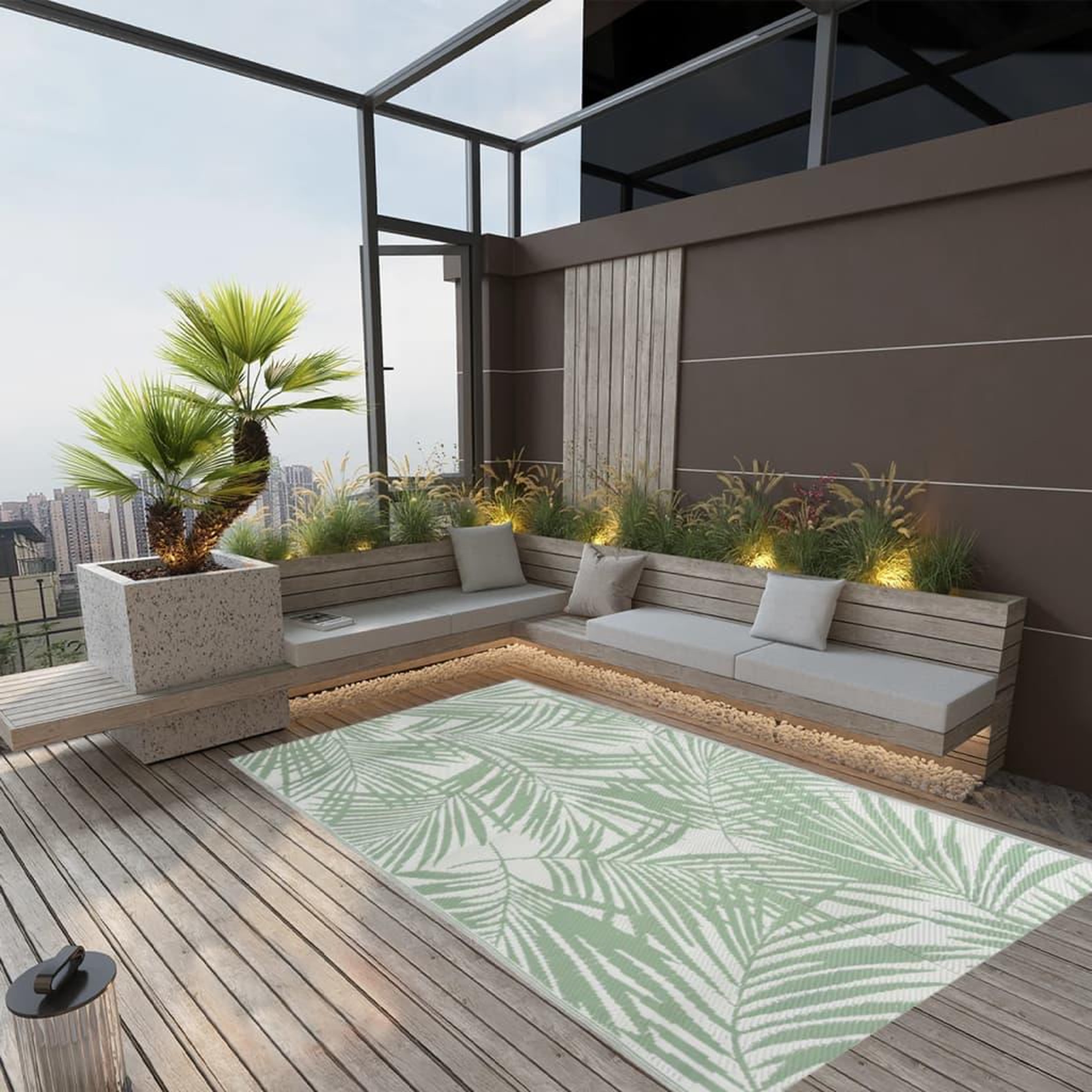 Voir la diapositive 1 : VIDAXL Tapis d'exterieur Vert 160x230 cm PP
