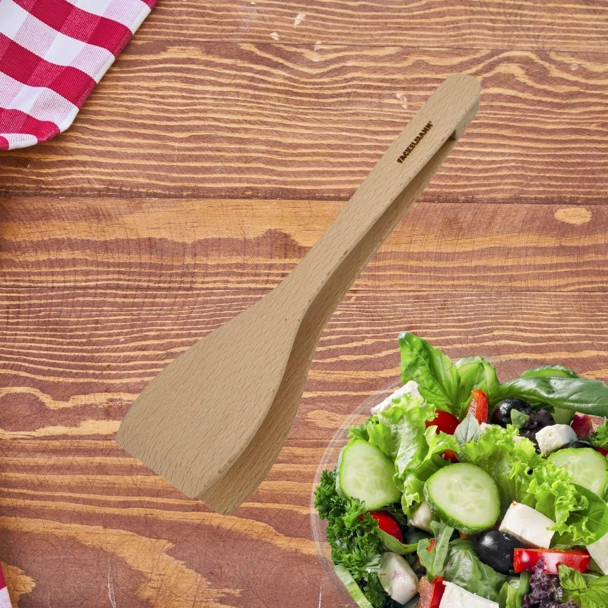 Fackelmann Ensemble de 2 Pinces de cuisine en bois FSC 29,7 cm Fackelmann