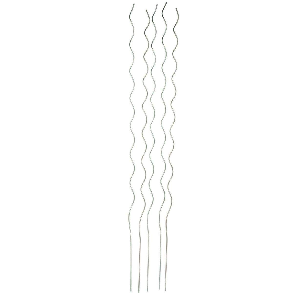 WERKAPRO Lot 5 tuteurs spirales  1,8m  WERKA PRO en acier