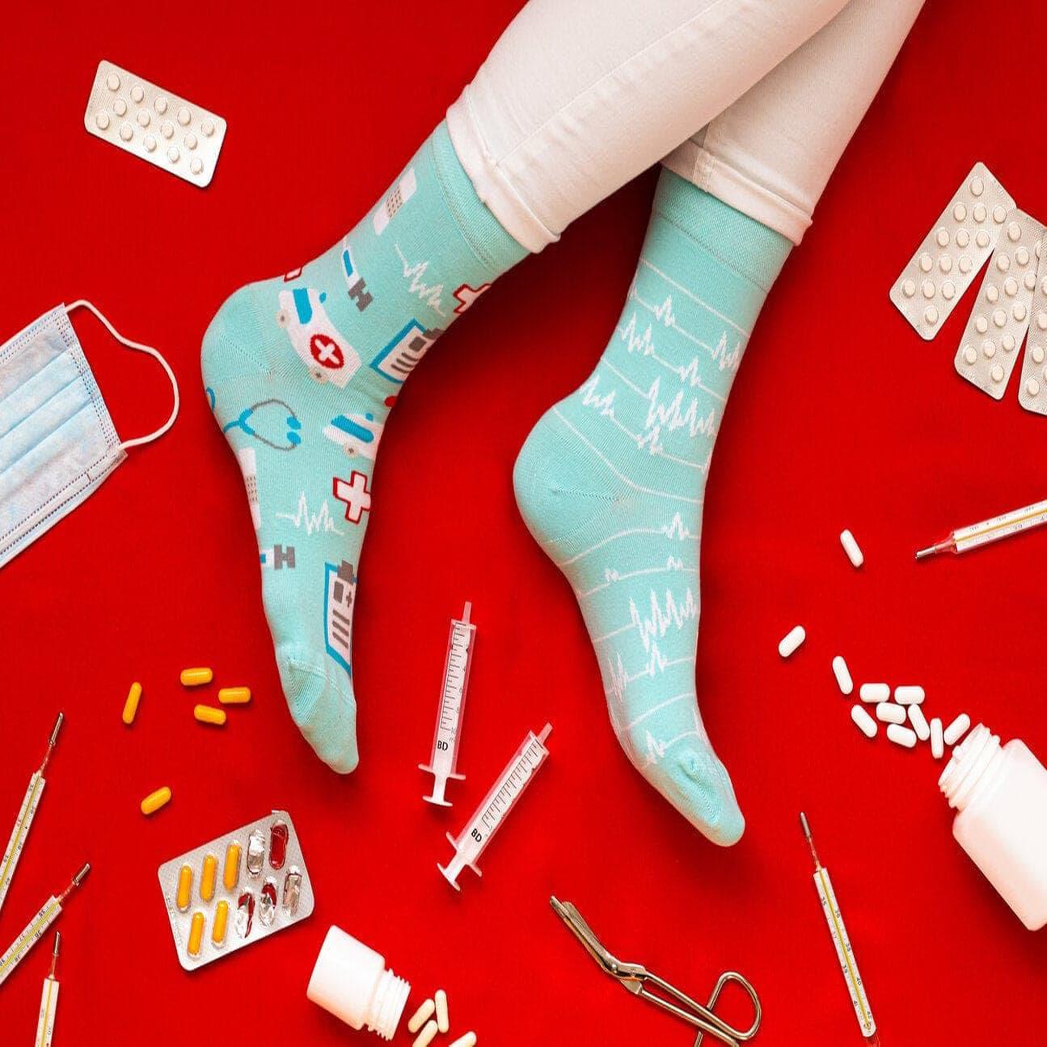 Voir la diapositive 5 : DEDOLES Chaussettes médecine et ecg