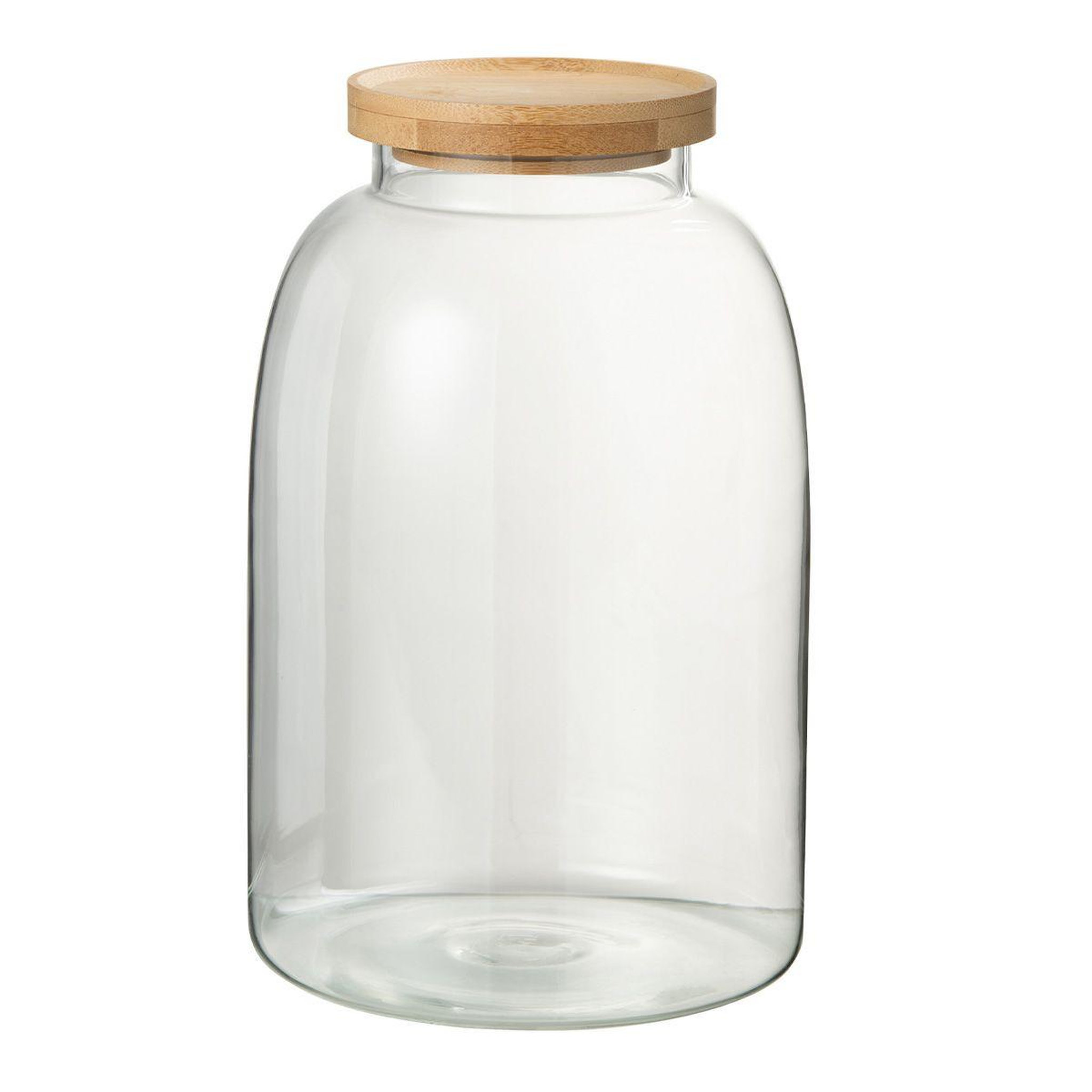 J-LINE Bocal de conservation en verre  tom  3,2l transparent