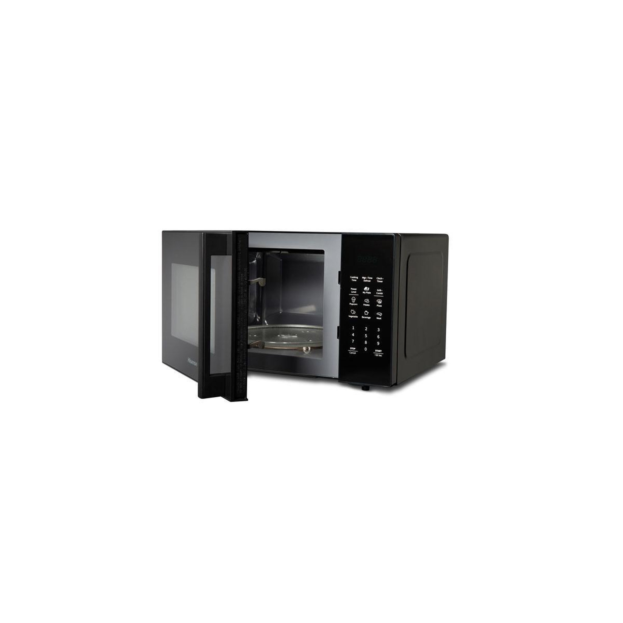Voir la diapositive 3 : Hisense Four à micro-ondes combiné hisense h23mobs5hg à surface plane 23 l 800 w noir