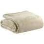 Voir la diapositive 1 : Les Ateliers du Linge Plaid Saya 130x160 Beige Microflannelle