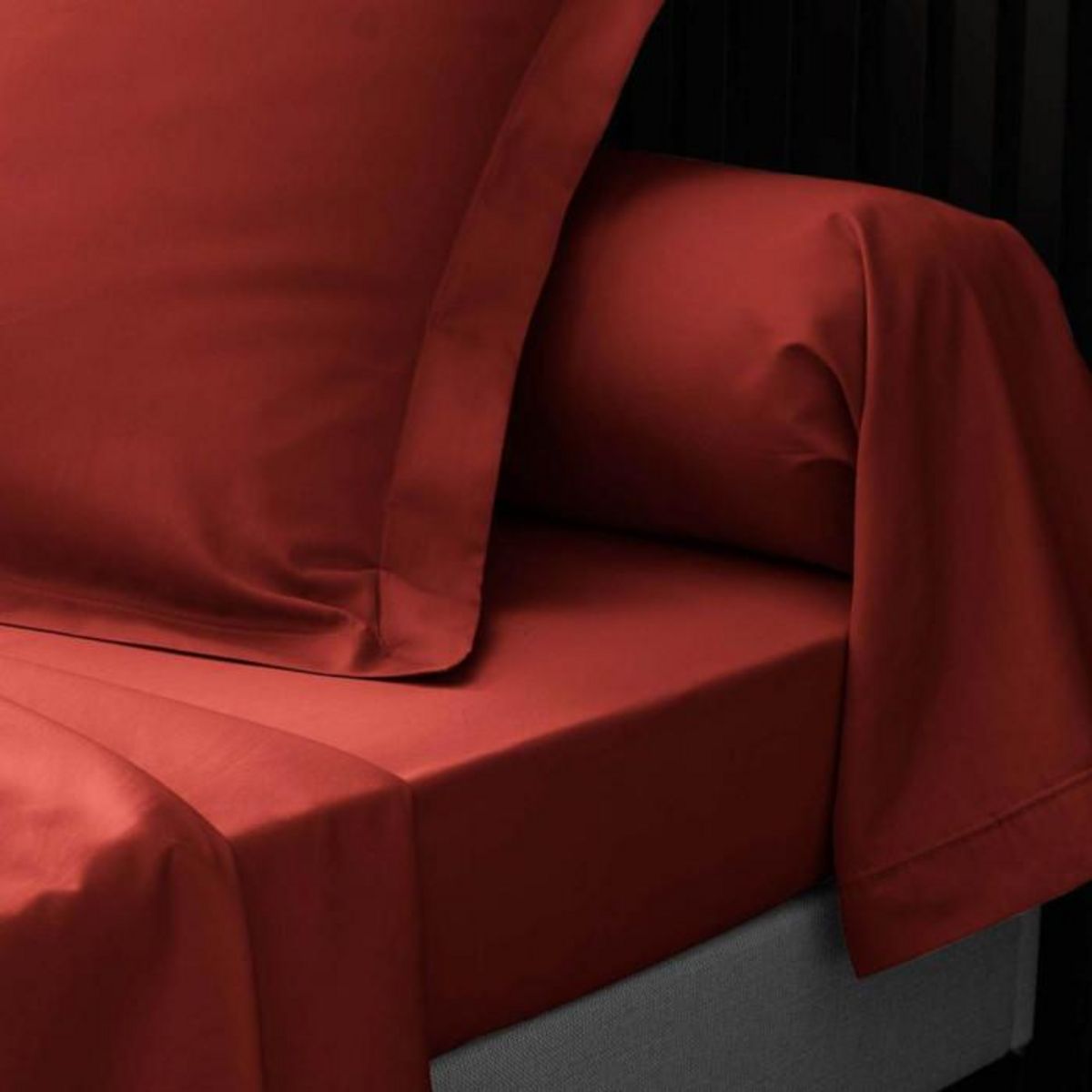 Paris Prix Taie de Traversin  Percaline  85x185cm Tomette