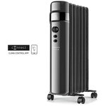 Taurus Alpatec Radiateur à bain d'huile connecté 1500w noir - agadir connect 1500