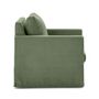 Voir la diapositive 5 : LISA DESIGN Serena - fauteuil déhoussable en velours texturé