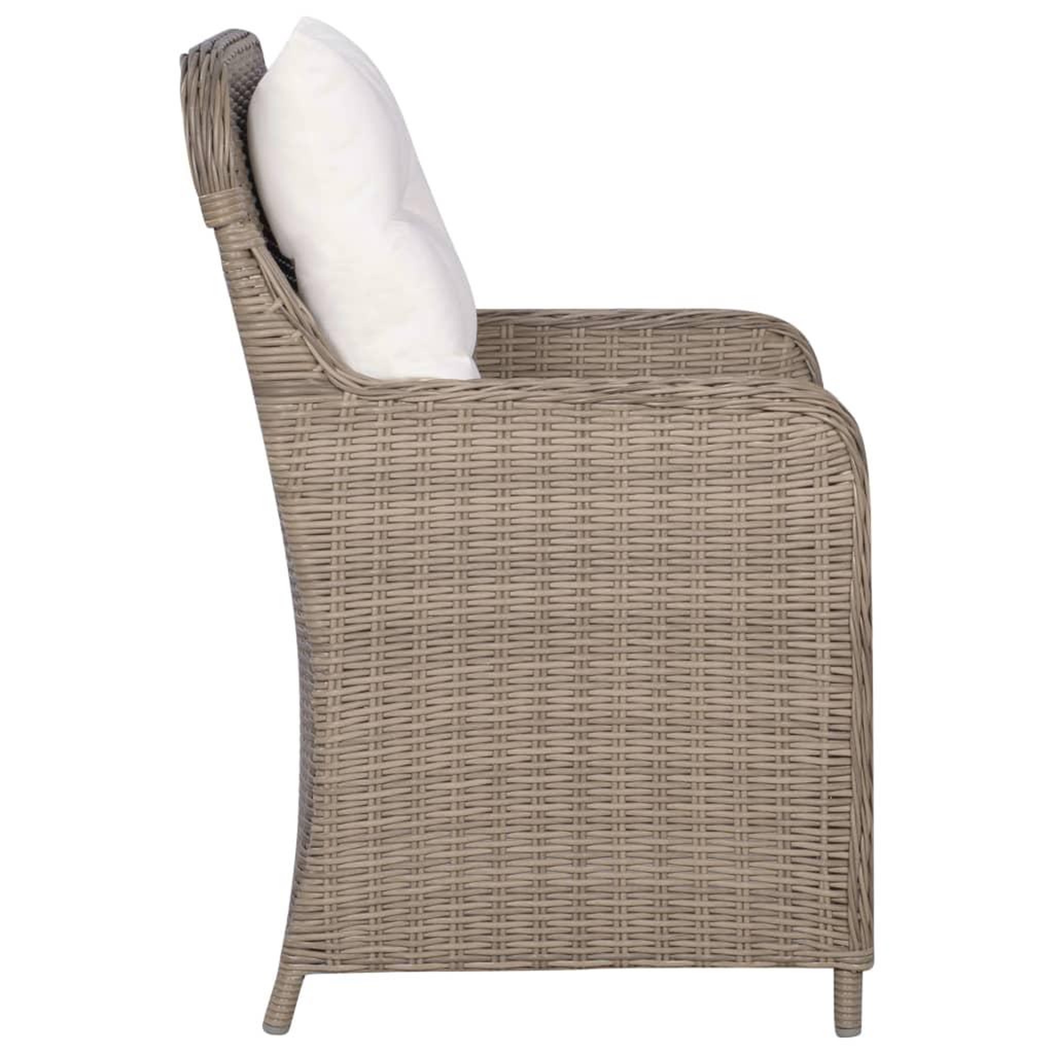 Voir la diapositive 4 : VIDAXL Ensemble a manger de jardin 9 pcs Marron