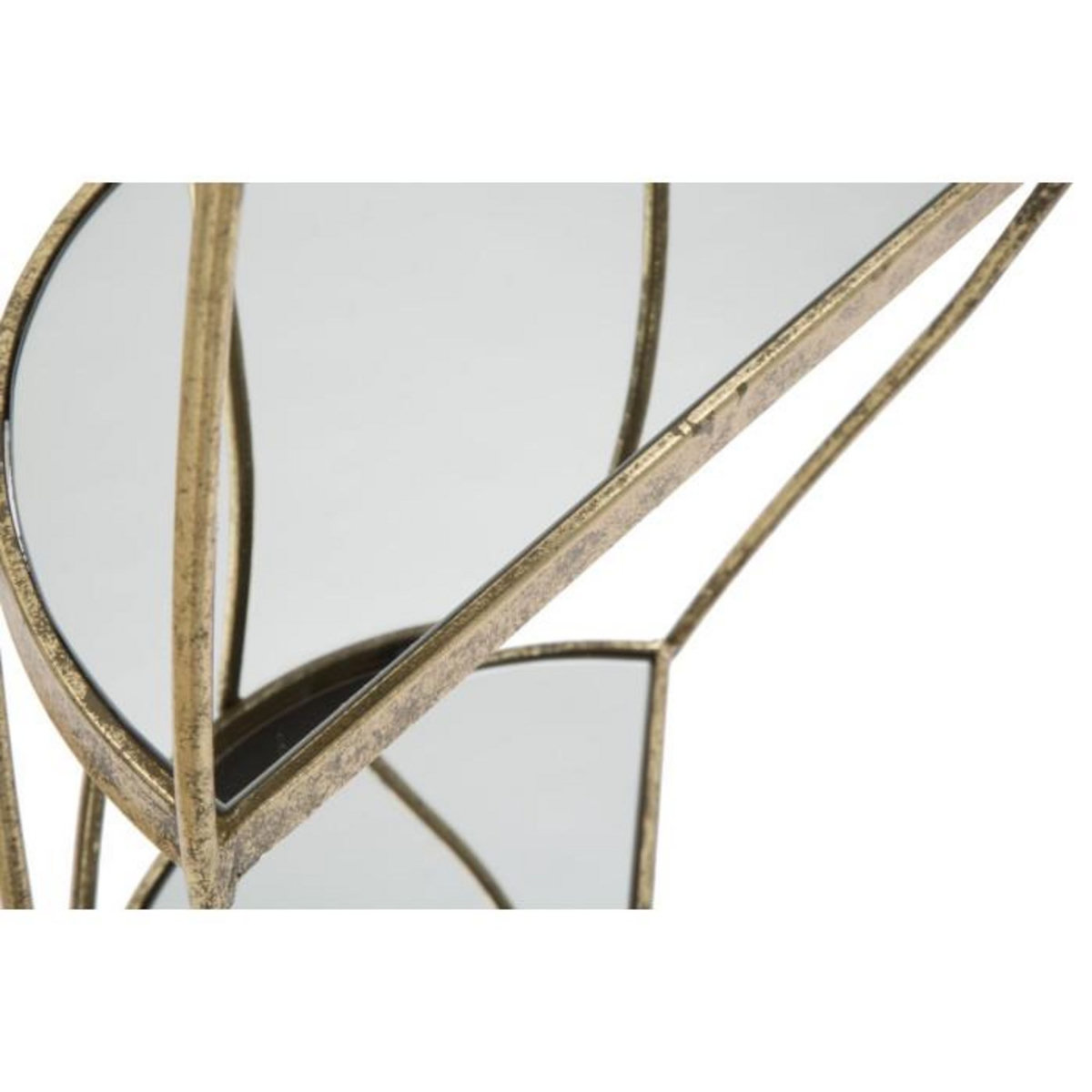 Paris Prix Table d'Appoint 4 Niveaux  Twisty  86cm Or