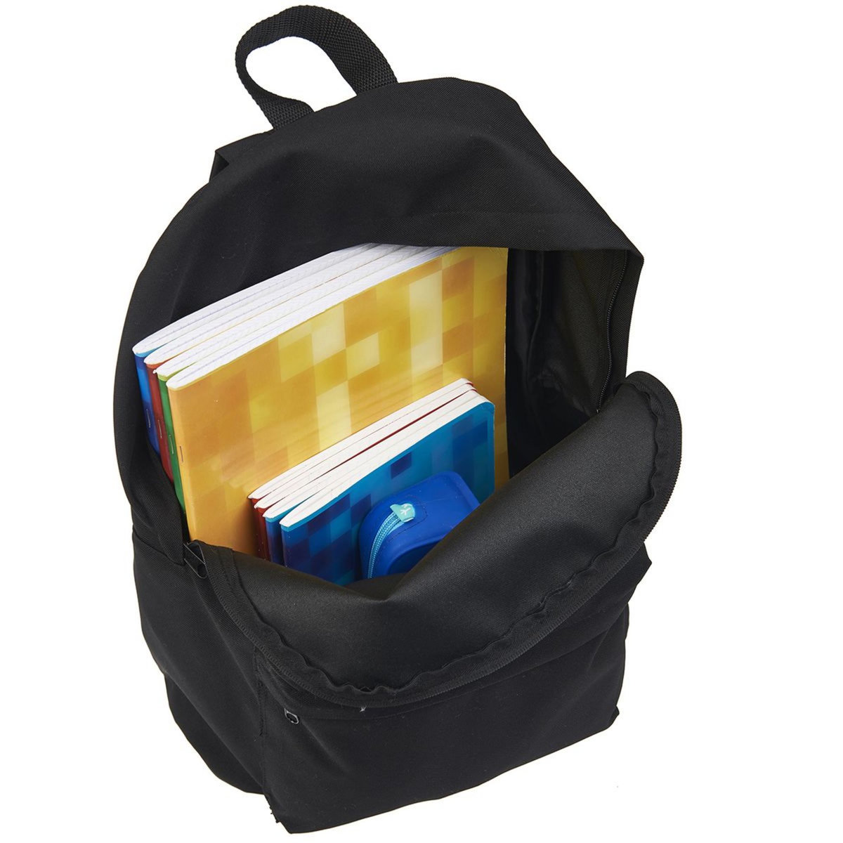 POUCE Sac à dos 1 compartiment noir 