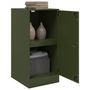 Voir la diapositive 5 : VIDAXL Buffet vert olive 34,5x39x73 cm acier