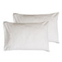 Voir la diapositive 1 : Sensei Maison Lot de 2 protège-oreillers en coton 160 g/m² SECURE