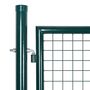 Voir la diapositive 3 : VIDAXL Portail de cloture a porte double Acier enduit de poudre