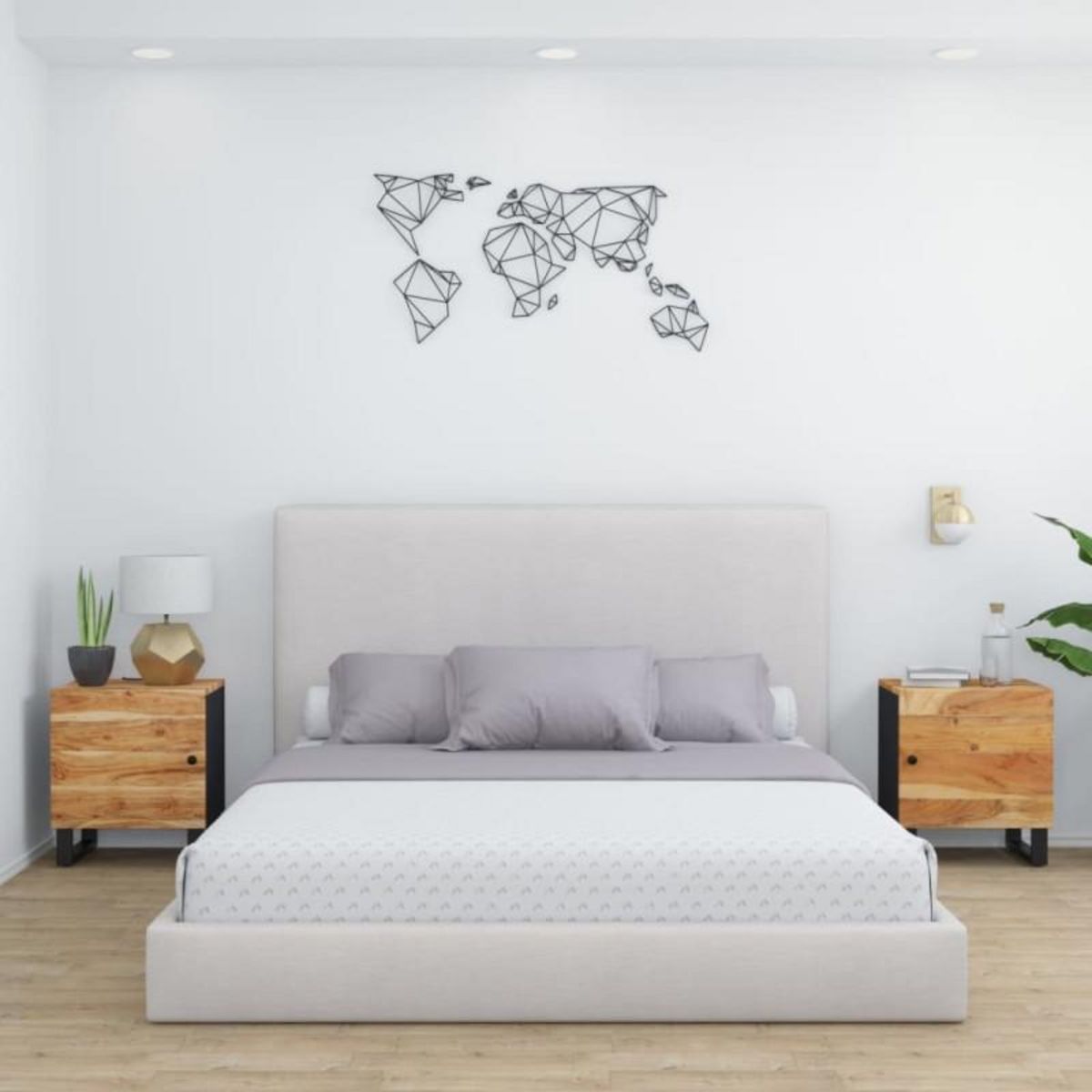 VIDAXL Tables de chevet 2 pcs 40x33x46 cm Bois d acacia massif