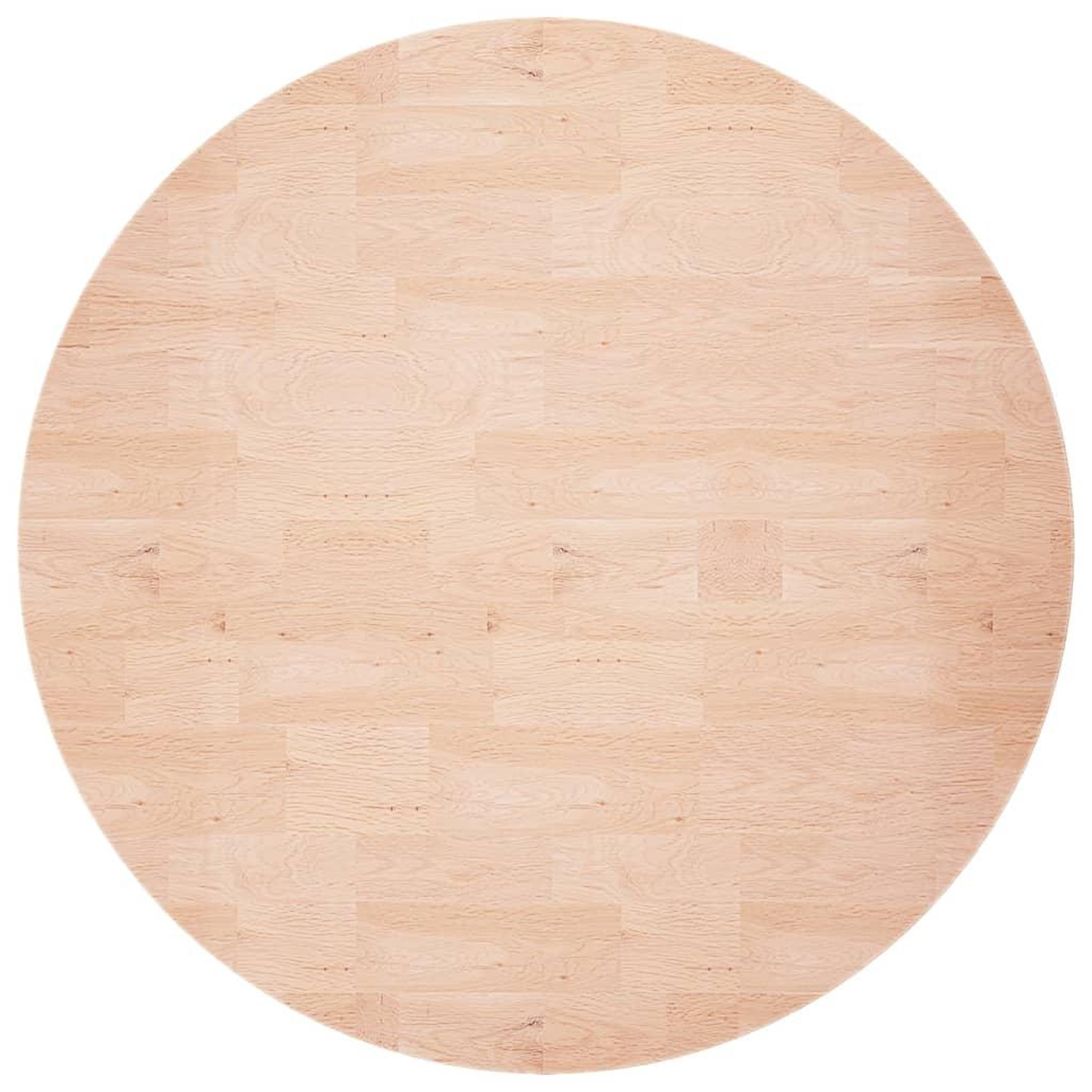 Voir la diapositive 2 : VIDAXL Dessus de table rond Ø70x1,5 cm Bois de chene massif non traite