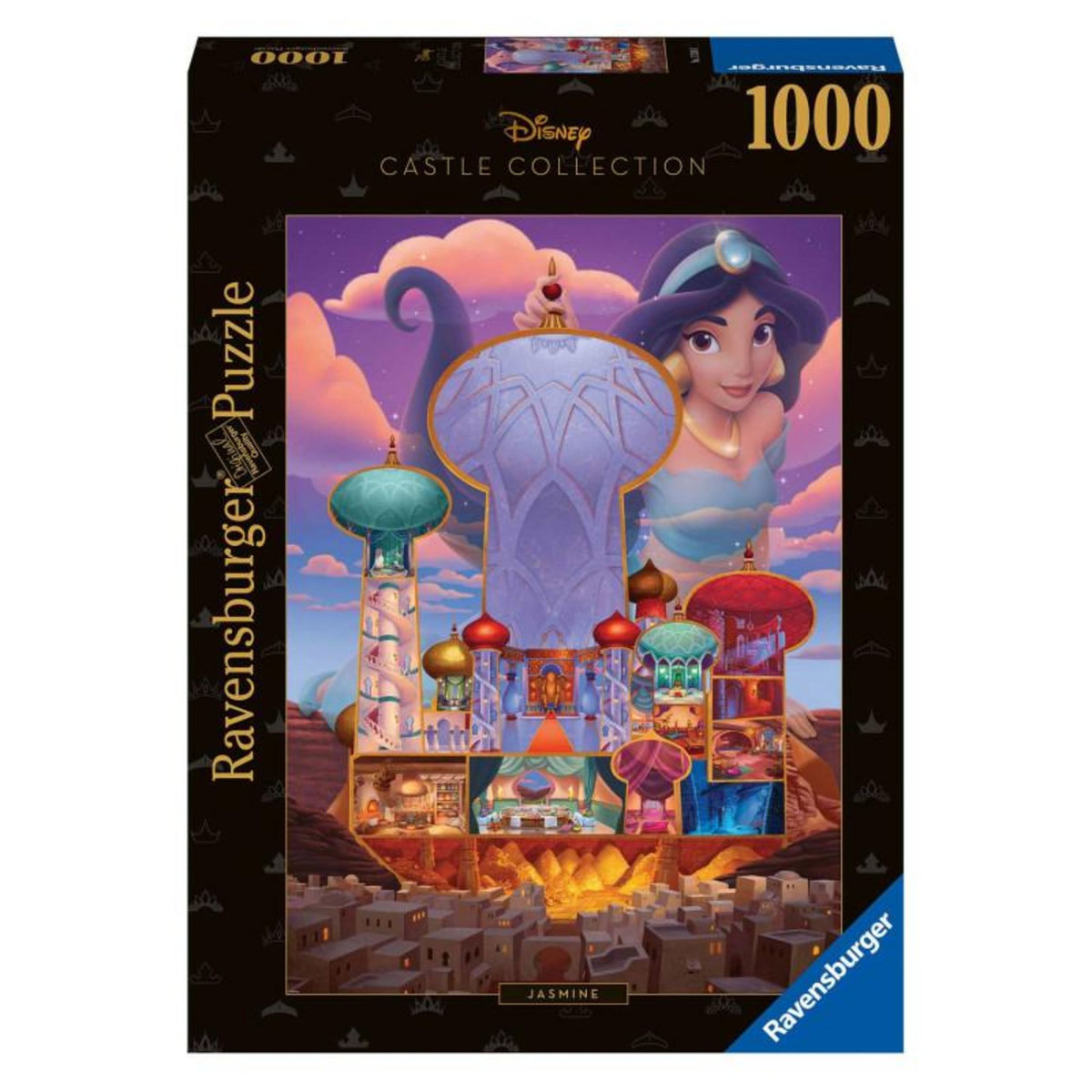 RAVENSBURGER Ravensburger - Disney Castles Jasmine Jigsaw Puzzle, 1000pcs. 173303