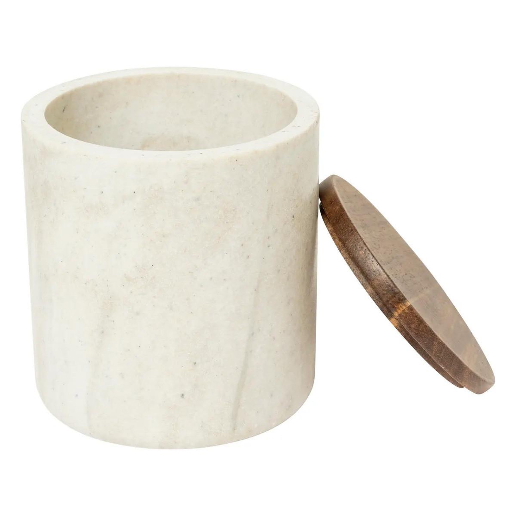 Voir la diapositive 2 : FIVE Pot à coton design  côme  11cm beige