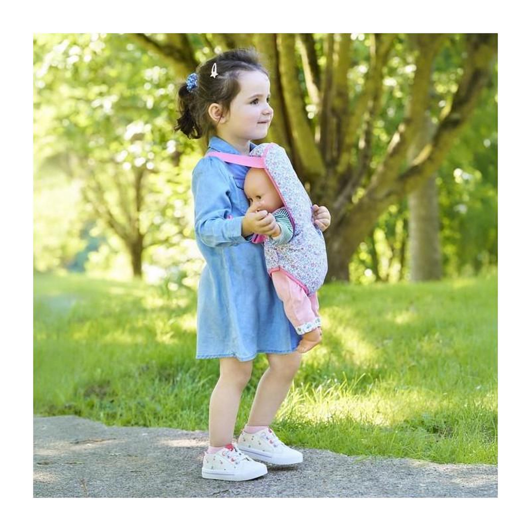 Voir la diapositive 4 : Corolle Porte-bébé Floral pour poupon 36 et 42 cm