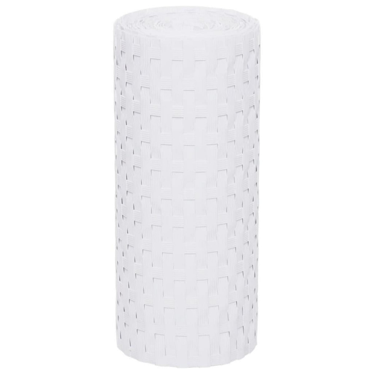 VIDAXL Paravents de balcon 5 pcs blanc 255x19 cm resine tressee