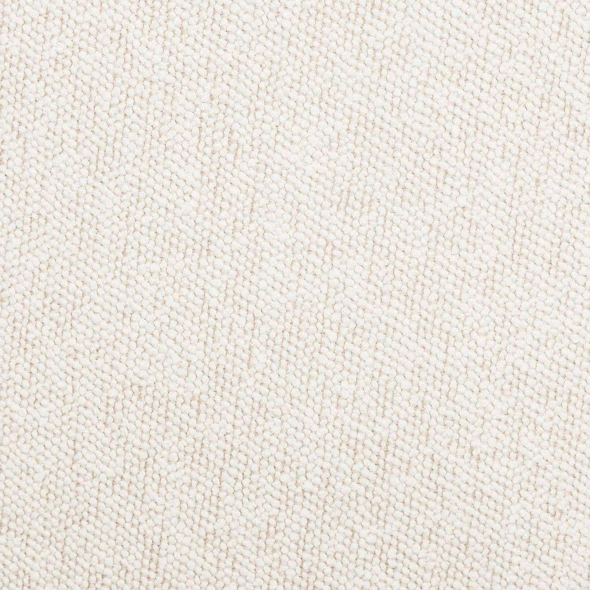 ATMOSPHERA Pouf galet en bouclette ESTRIA - Ivoire