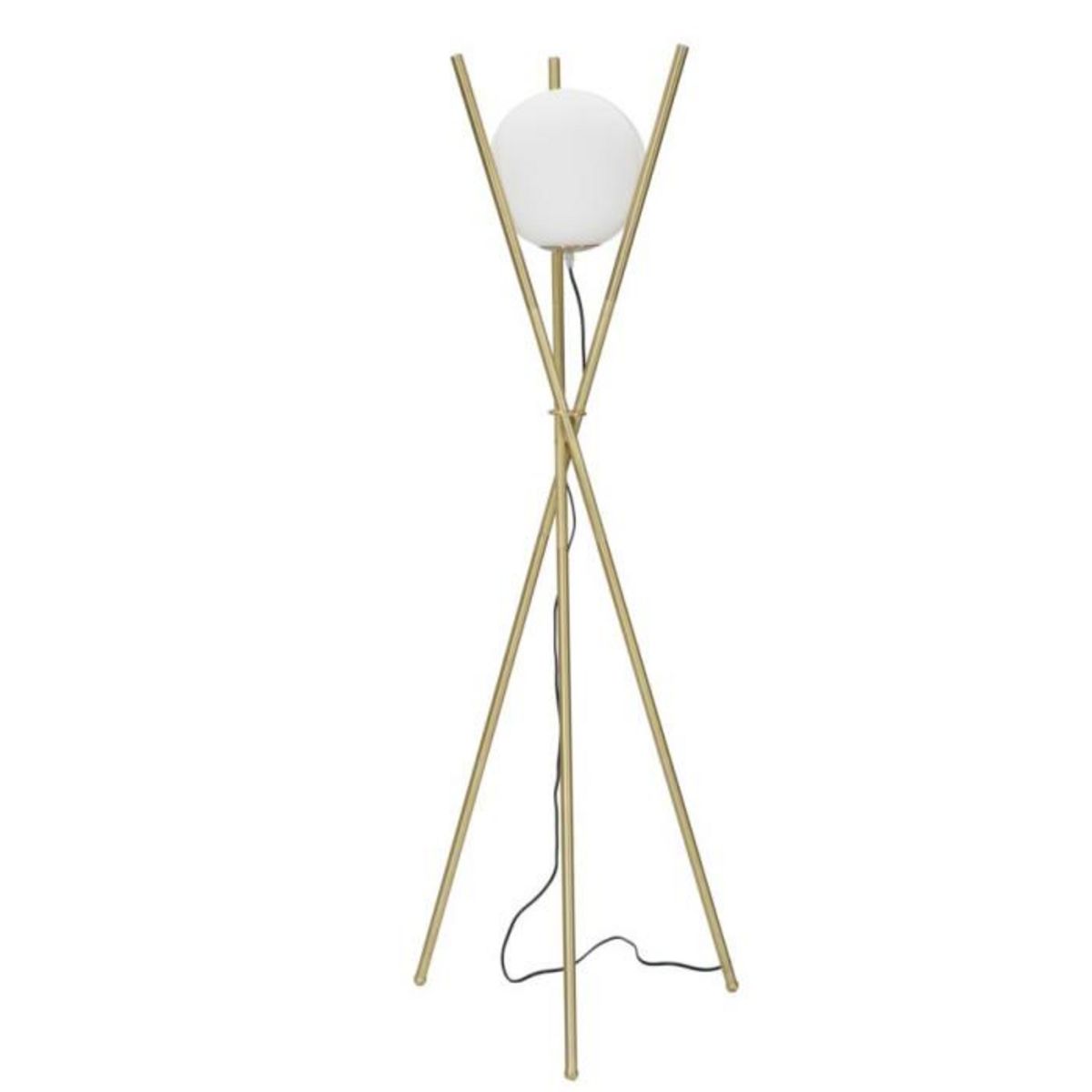 Paris Prix Lampadaire Sphère  Glamy X  155cm Blanc & Or