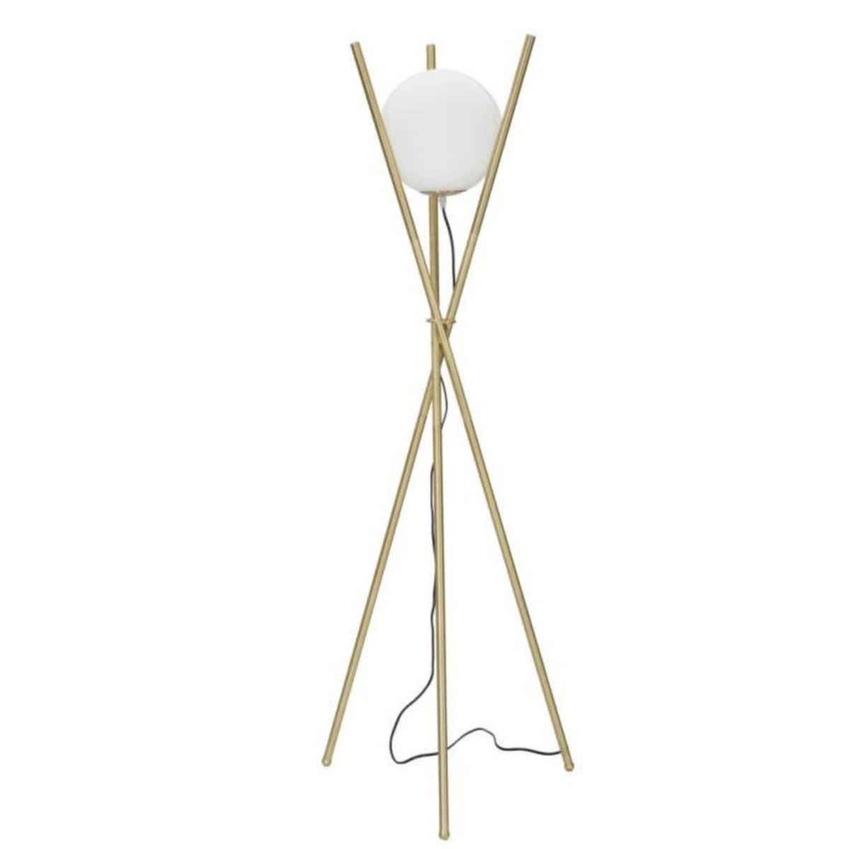 Paris Prix Lampadaire Sphère  Glamy X  155cm Blanc & Or