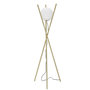 Voir la diapositive 2 : Paris Prix Lampadaire Sphère  Glamy X  155cm Blanc & Or