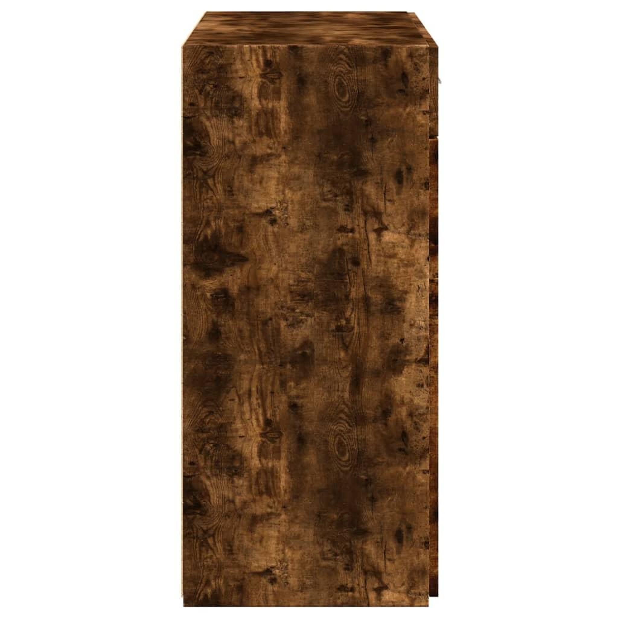 Voir la diapositive 5 : VIDAXL Buffet chene fume 80x42,5x93 cm bois d'ingenierie