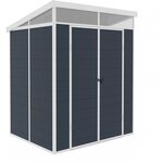 Habitat et Jardin Abri de jardin  Detroit  en résine - Gris - 4.54m² - 1.91 x 2.38 m