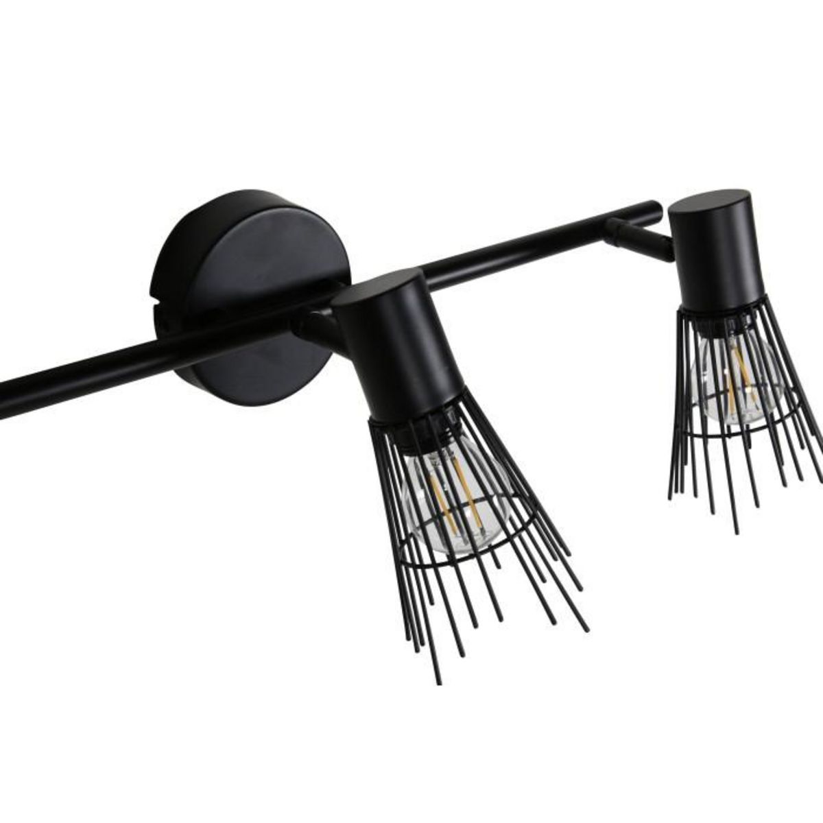 Paris Prix Plafonnier 3 Spots  Pico  24cm Noir