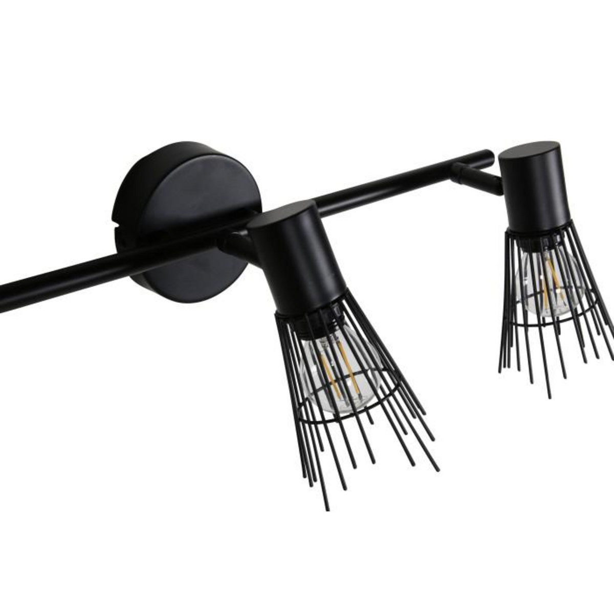 Paris Prix Plafonnier 3 Spots  Pico  24cm Noir