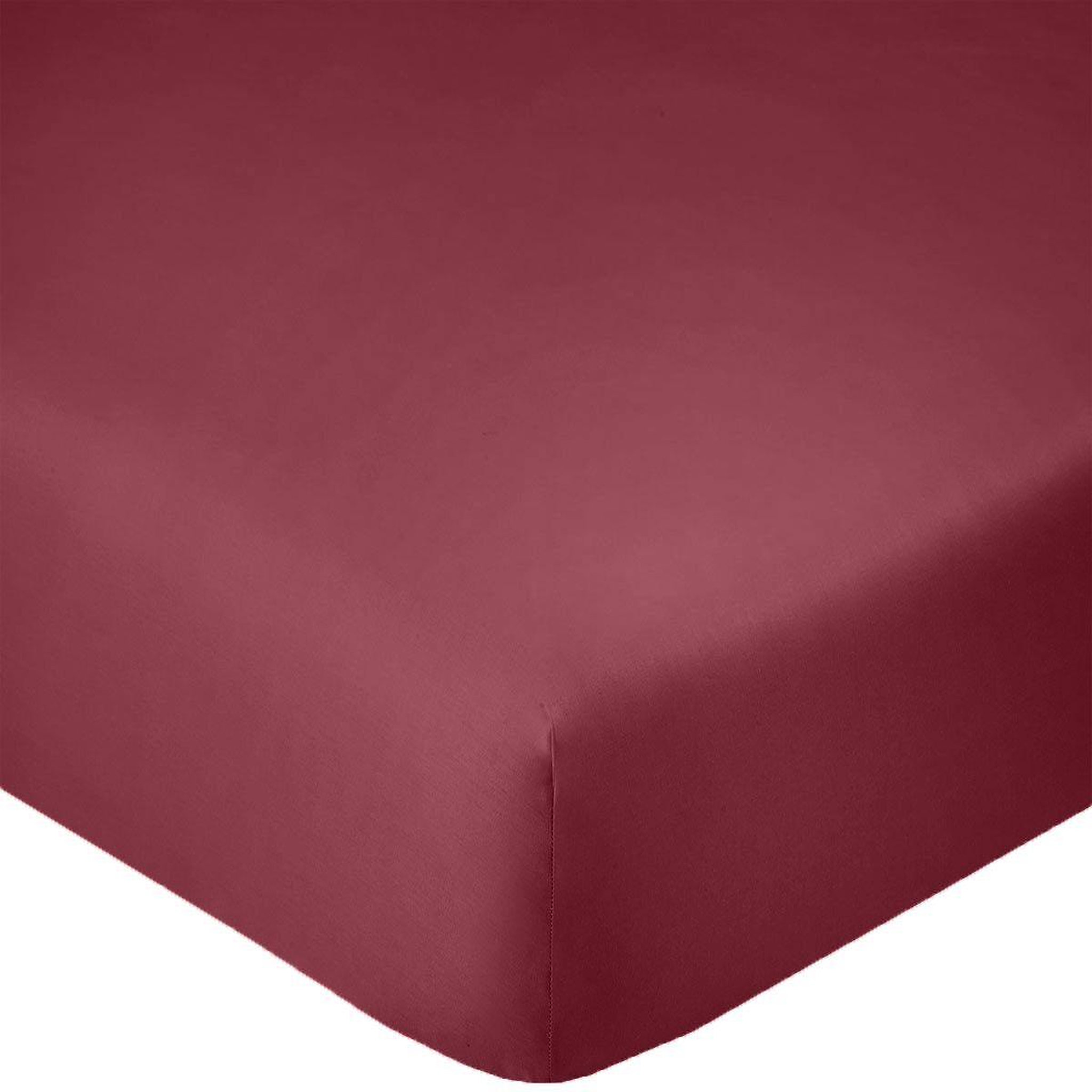 Voir la diapositive 1 : Home collection 2 draps housse bonnet 35cm 100% coton 57fils