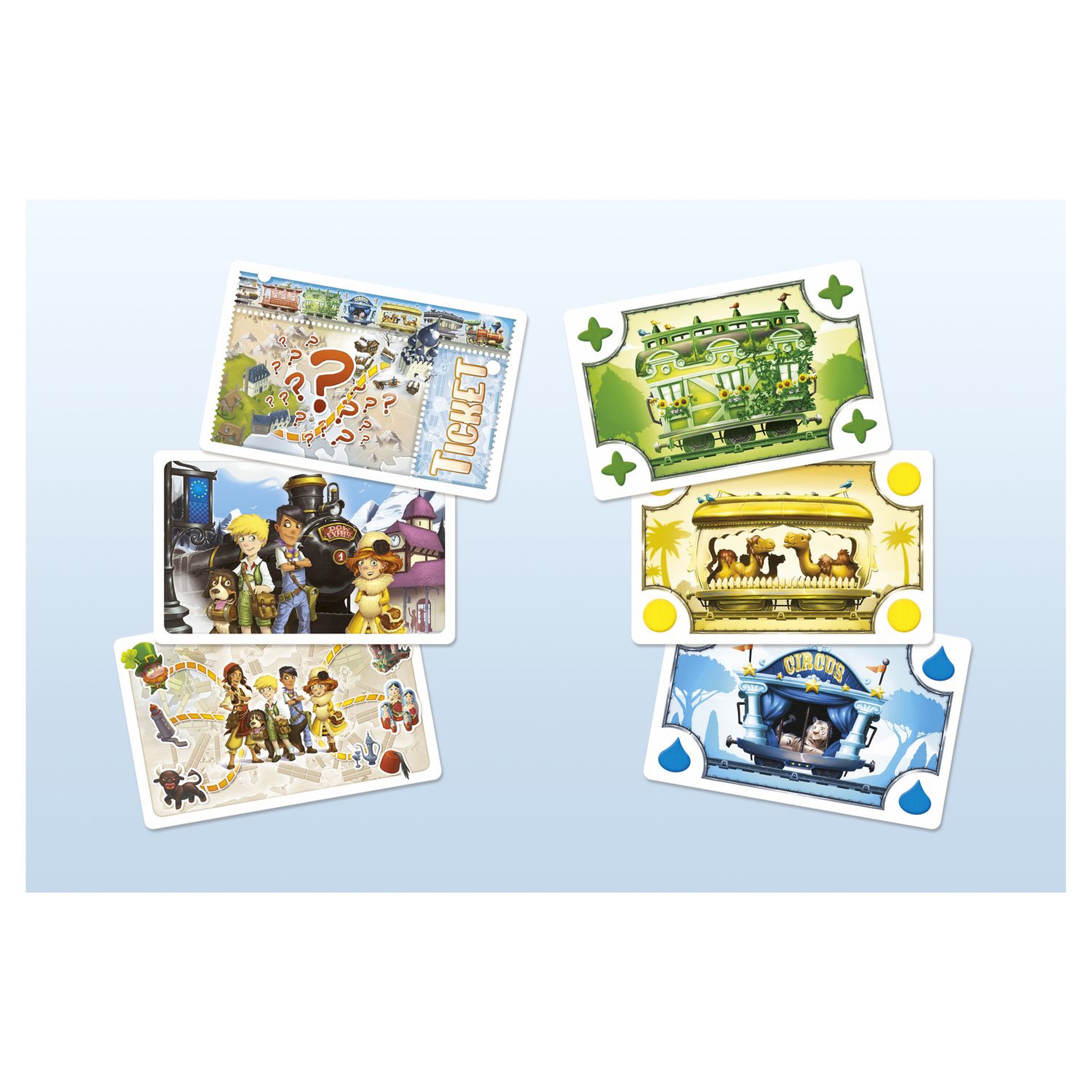 Voir la diapositive 5 : ASMODEE Jeu Les Aventuriers du rail - Mon Premier Voyage