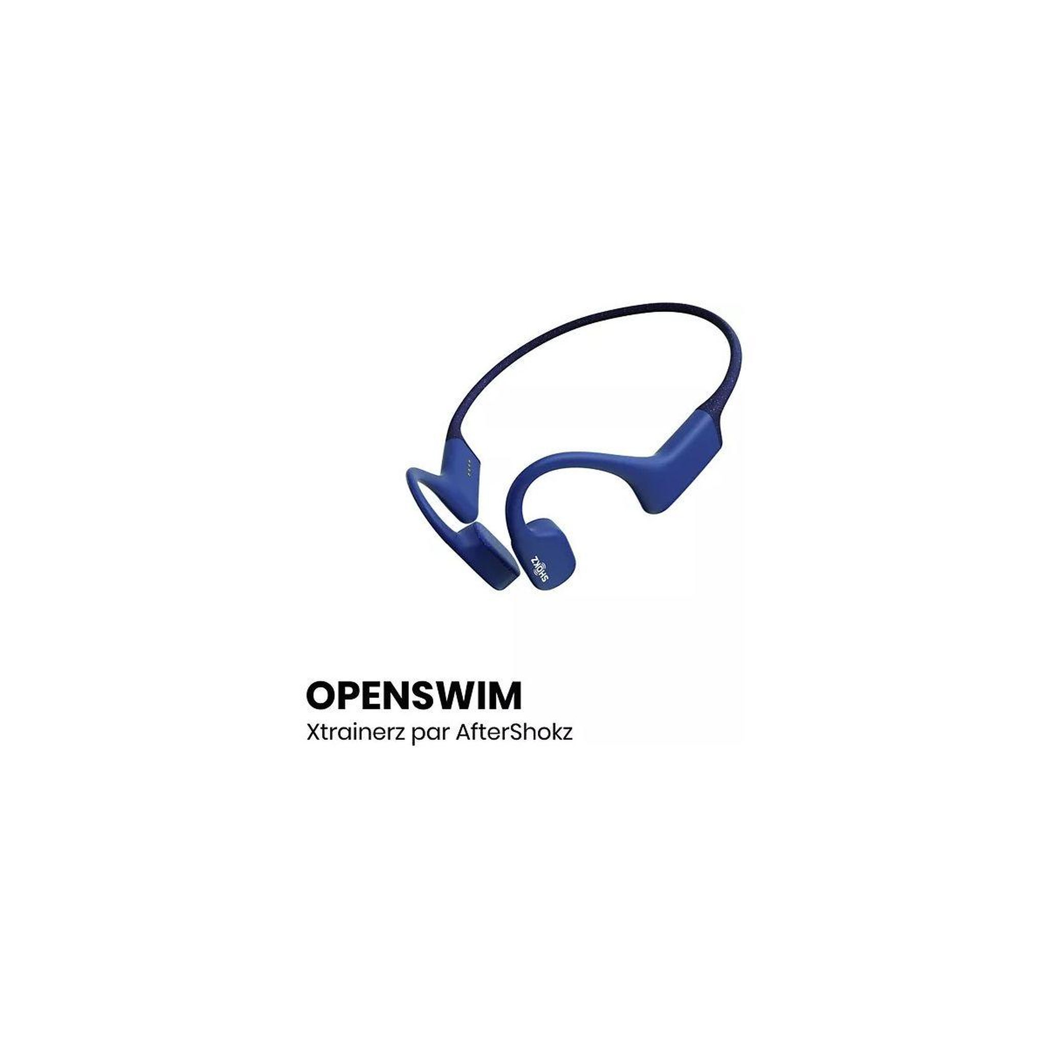Voir la diapositive 4 : SHOKZ Casque OpenSwim Bleu