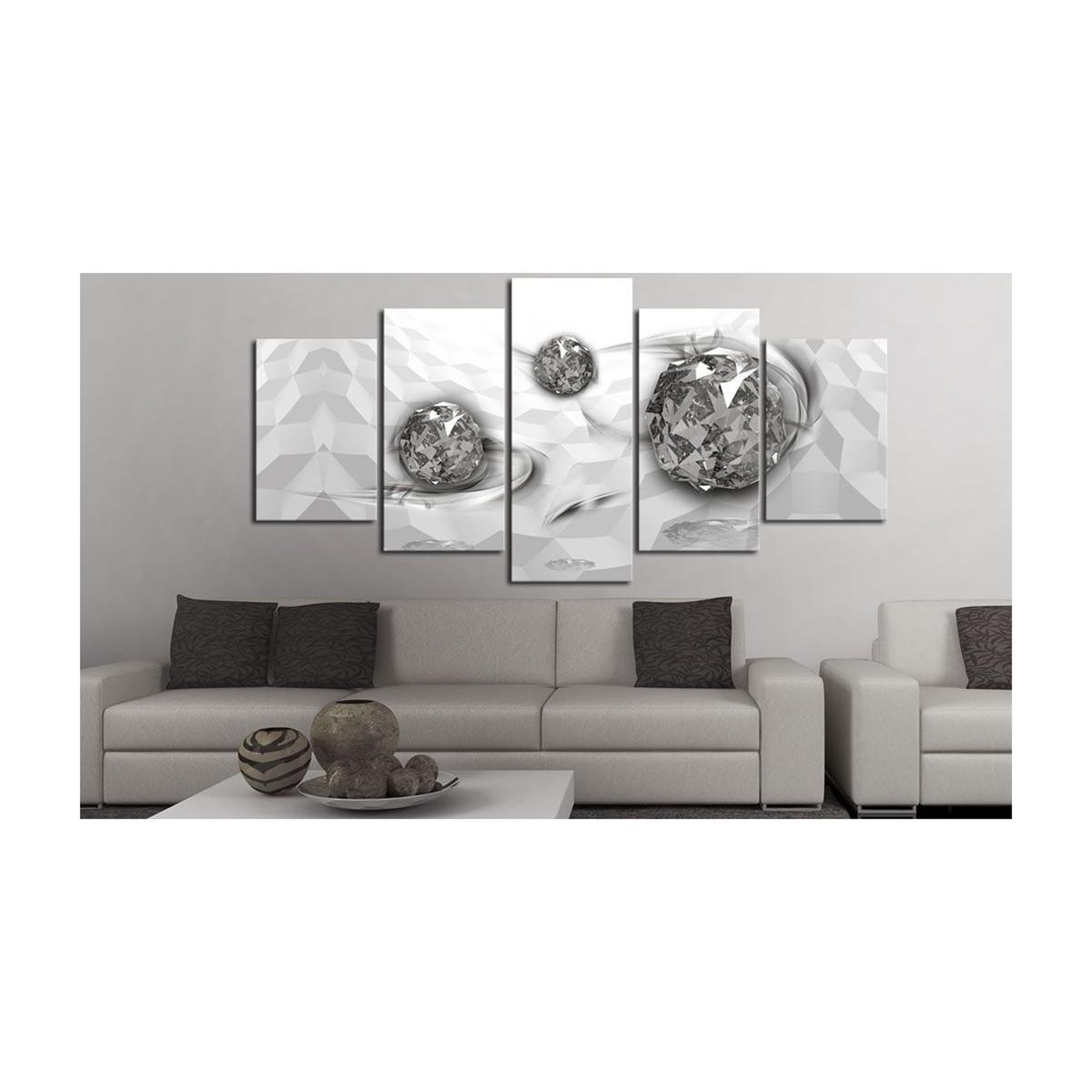 Voir la diapositive 2 : Paris Prix Tableau Imprimé  Immersed Silver