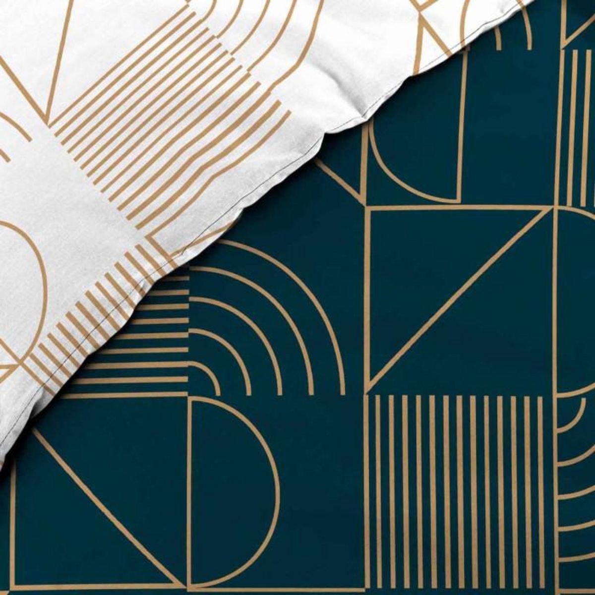 Paris Prix Parure de Lit 3 Pièces  Lineor  260x240cm Marine